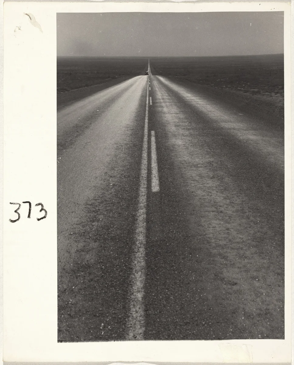 U.S. 285, New Mexico by Robert Frank, photograph, 1955