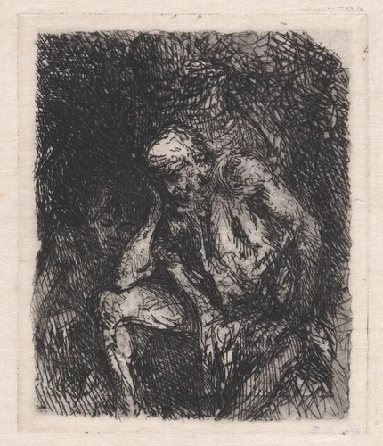 Petites Barques by Charles Jacque, print, 1830-1894