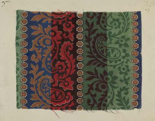 Printed Textile by Lucille Lacoursiere, index of american design, 1938