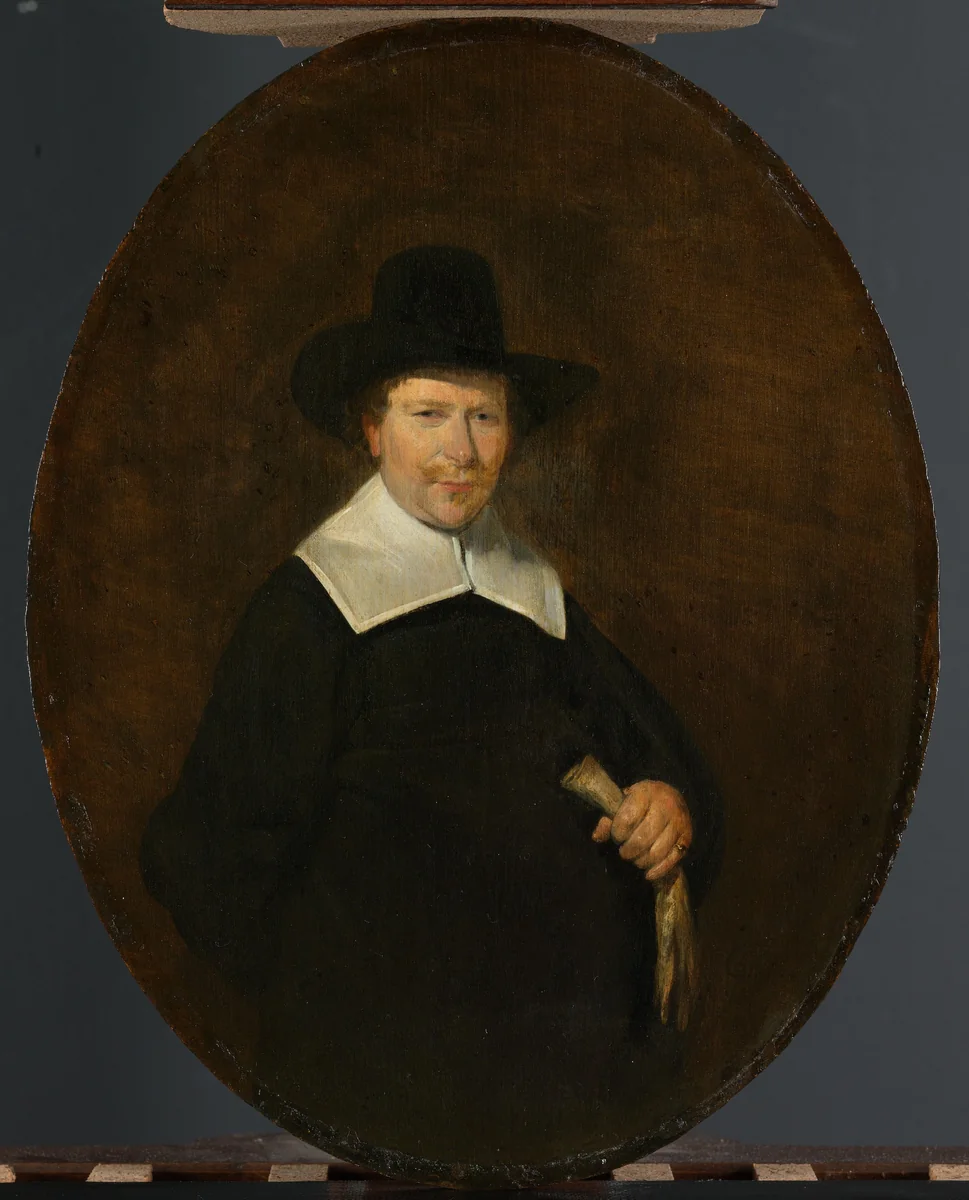 Portrait of Gerard Abrahamsz van der Schalcke (1609-1667) by Gerard ter Borch, painting, 1644