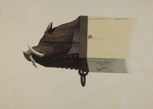 Boar's Head by Joseph Goldberg, index of american design, 1941