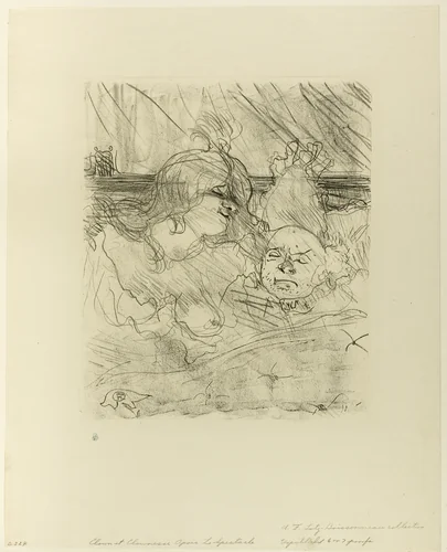 Seduction by Henri de Toulouse-Lautrec, print, 1899