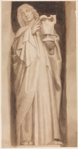 St. John the Evangelist by John Flaxman, drawing, 1806-1816