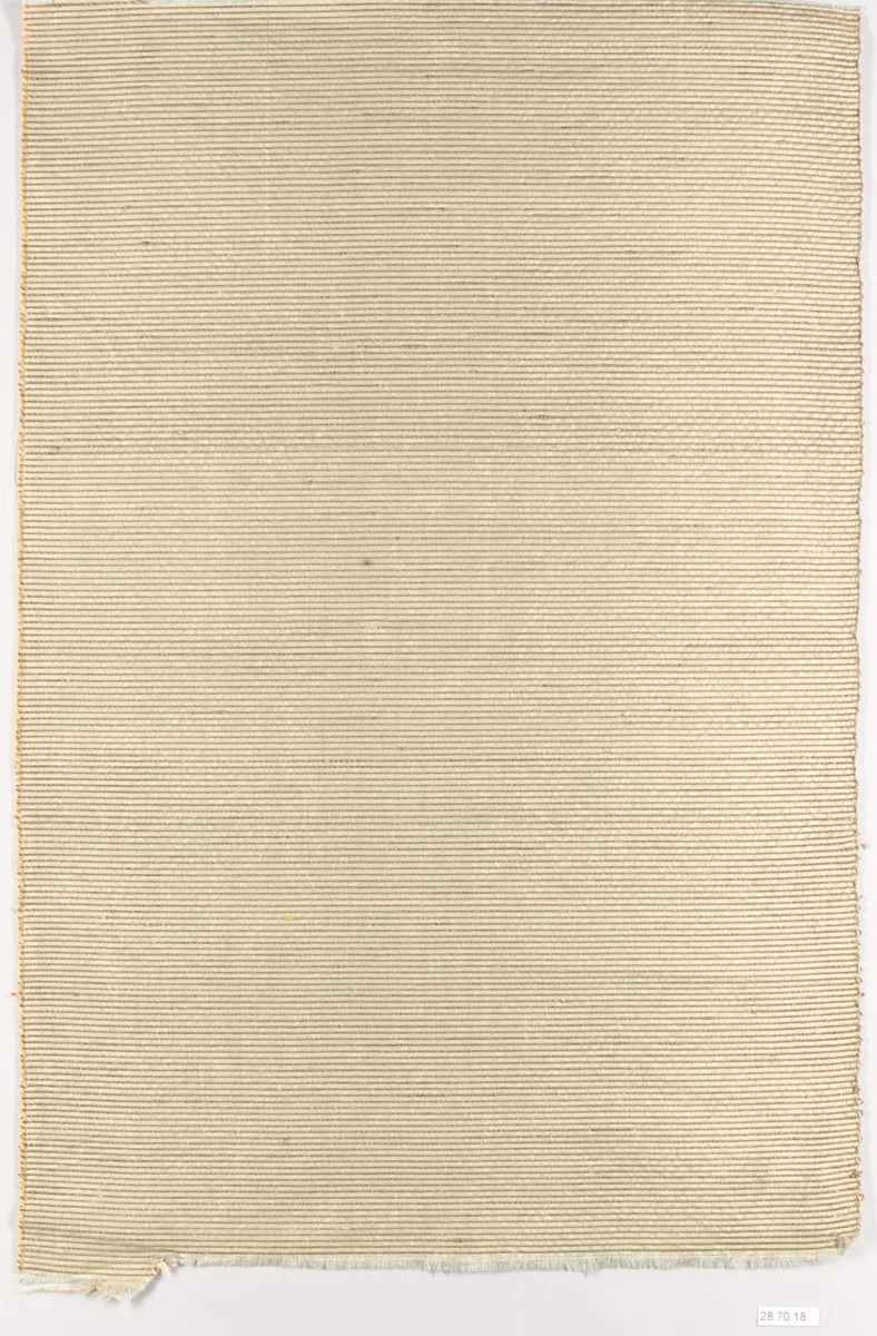 Ribbed metallic textile by Associated Artists, artwork, 1883-1900