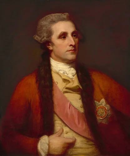 Sir William Hamilton by George Romney, painting, 1783-1784