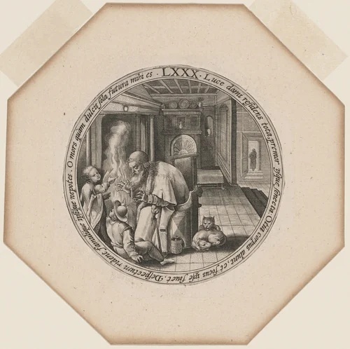 LXXX: Eighty Years by Crispijn van de Passe I, print, 1594-1599