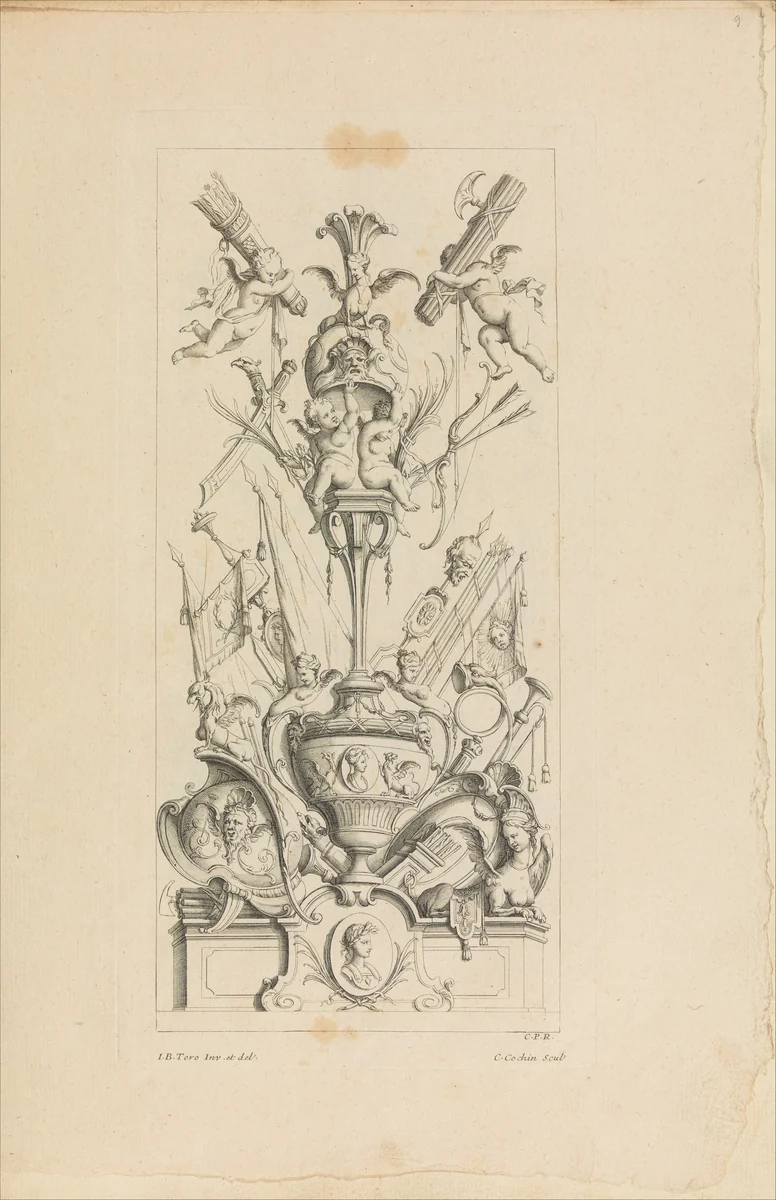 Trophées Nouvellement Inventez par J.B. Toro. by Jean Bernard Toro, book, 1716