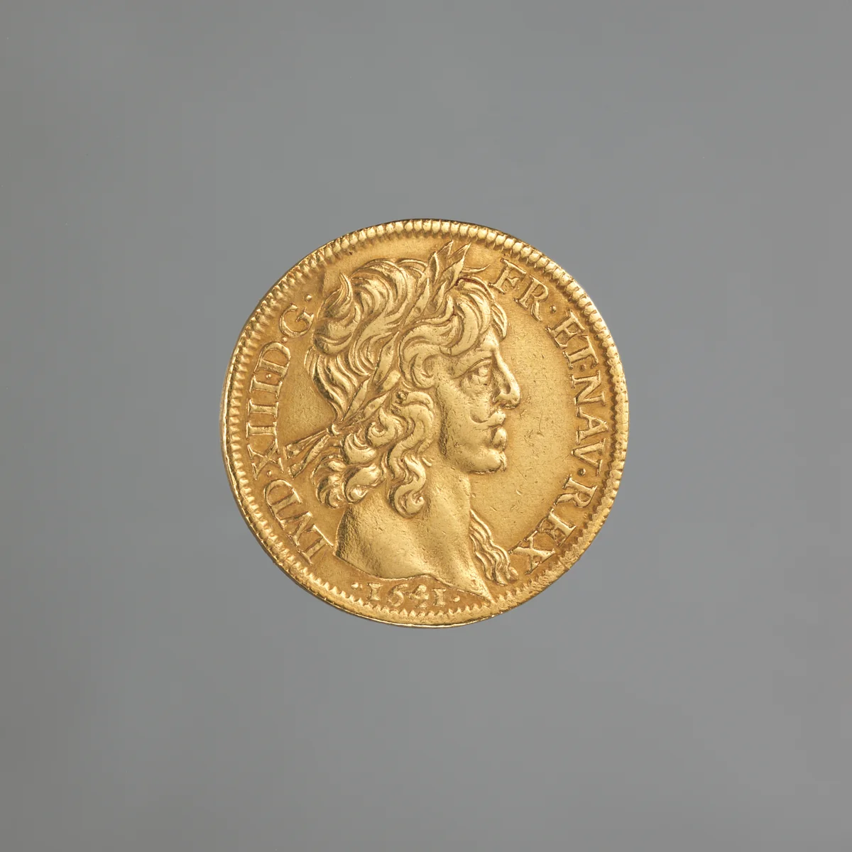 Double Louis d’or of Louis XIII of France (b. 1601; r. 1610-43) by Jean Varin, metalwork, 1641