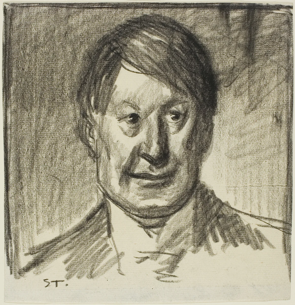 Jean Louis Forain by Théophile-Alexandre Pierre Steinlen, drawing, 1890-1923