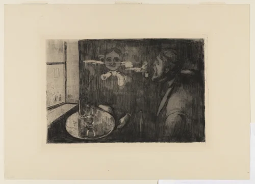 Tête-a-tête by Edvard Munch, poster, 1894