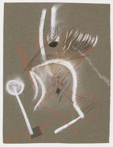 Untitled drawing for Soleil vitré by Georges Bataille, drawing, 1925