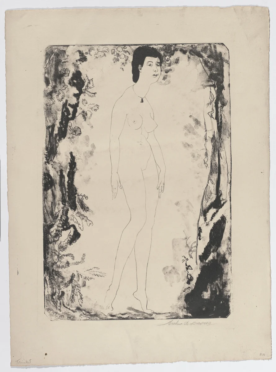 Trinket by Arthur B. Davies, print, 1919