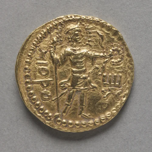 Coin: Havishka (reverse) by Unknown, metalwork, 106-149