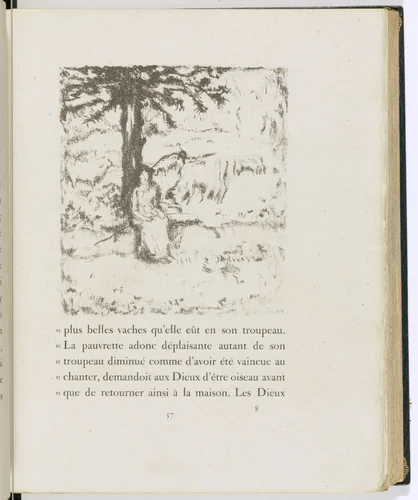 In-text plate (page 57) from Daphnis et Chloé by Pierre Bonnard, illustrated book, 1902