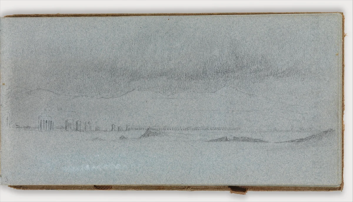 Sketchbook of Italian Landscape Subjects by Jervis McEntee, artwork, 1869