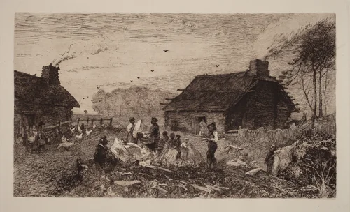 Washing Morning Down South by John Mackie Falconer, print, 1882