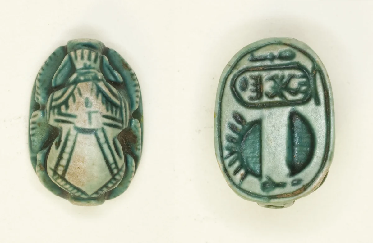 Scarab: Menkheperura (Thutmose IV) by Egyptian, other, -1400--1390