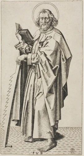 Saint Simon by Master F.V.B., print, 1495-1505