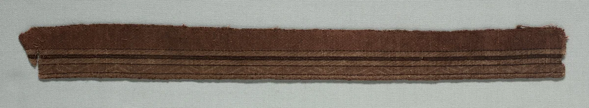Two Fragments of a Band by Unknown, textile, 1080-1099
