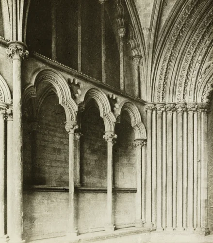 Ely Cathedral: Galilee Porch, details by Frederick Evans, photograph, 1886-1896