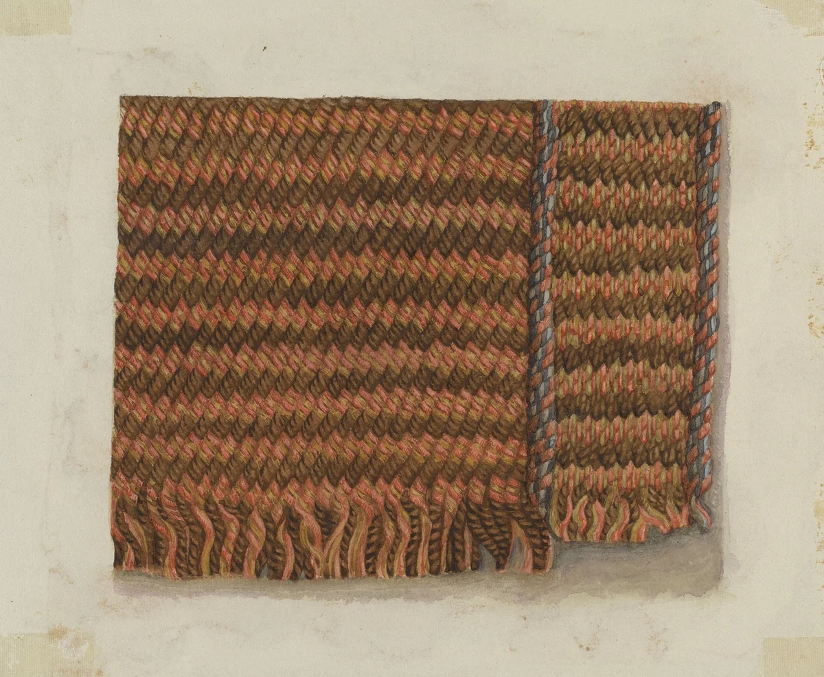 Shaker Material by American 20th Century, index of american design, 1935-1942