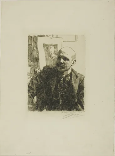 Georg von Rosen by Anders Zorn, print, 1893