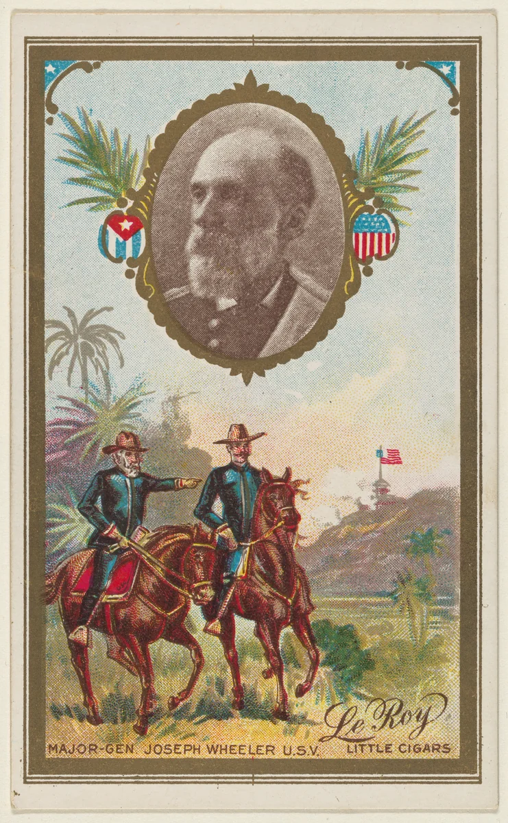 Major General Joseph Wheeler, U.S. Volunteers, from the "Generals" series (T63), issued by LeRoy Little Cigars by LeRoy Little Cigars, print, 1898-1901