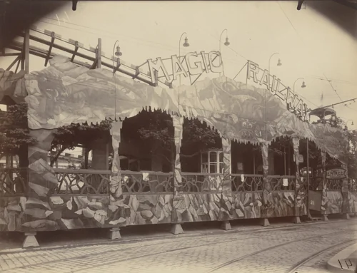Fête du Trône by Eugène Atget, photograph, 1924