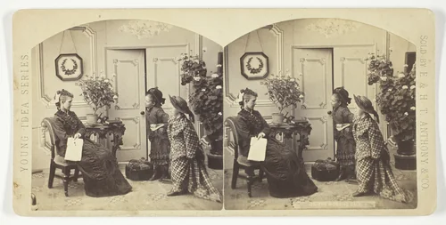 The Morning Call, No. 120 from the series "Young Ideas" by Anthony & Company, photograph, 1860-1901