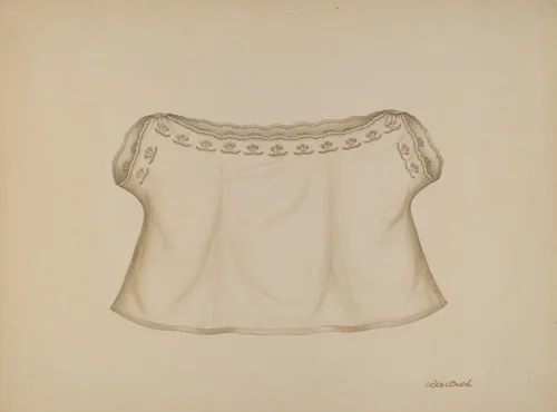 Baby's Shirt by Rex F. Bush, index of american design, 1938