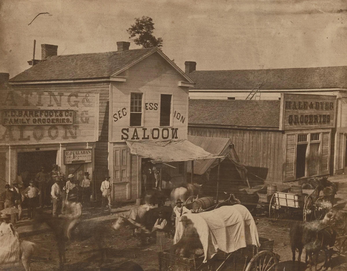 Scene in Corinth, Mississippi by American 19th Century, photograph, 1862