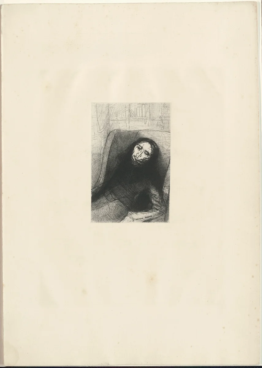 Des Esseintes by Odilon Redon, print, 1888