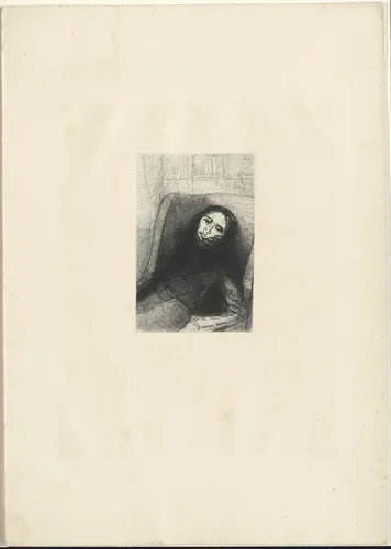 Des Esseintes by Odilon Redon, print, 1888