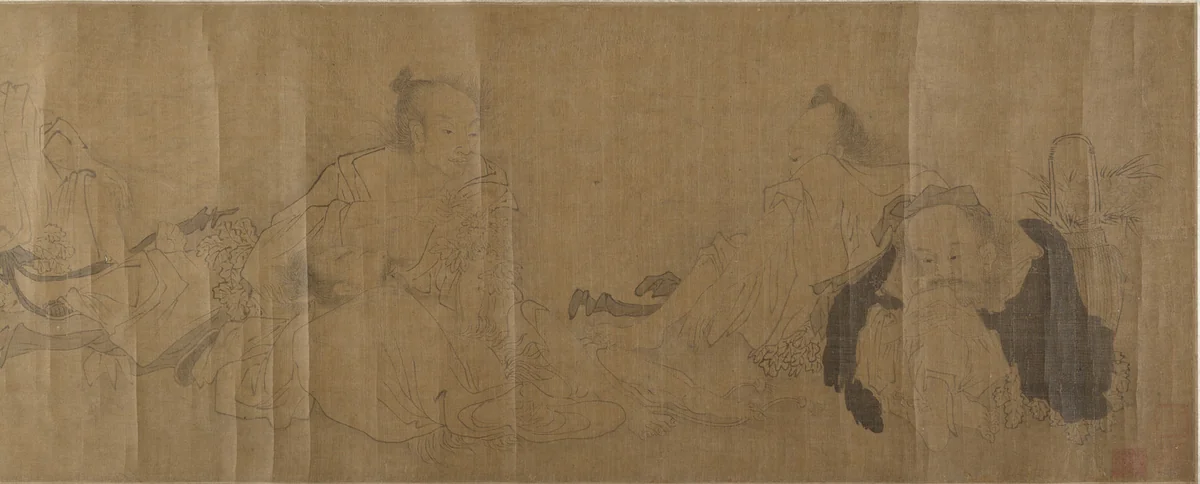 Immortals and Sages by Unidentified Artist, painting, 1368-1644