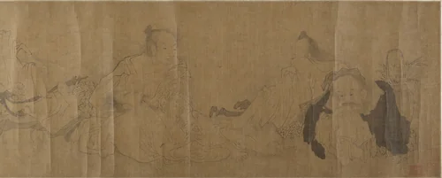 Immortals and Sages by Unidentified Artist, painting, 1368-1644