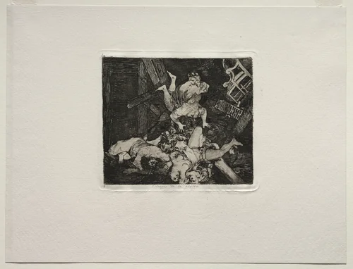 The Horrors of War: Ravages of War by Francisco de Goya, print, 1810-1820
