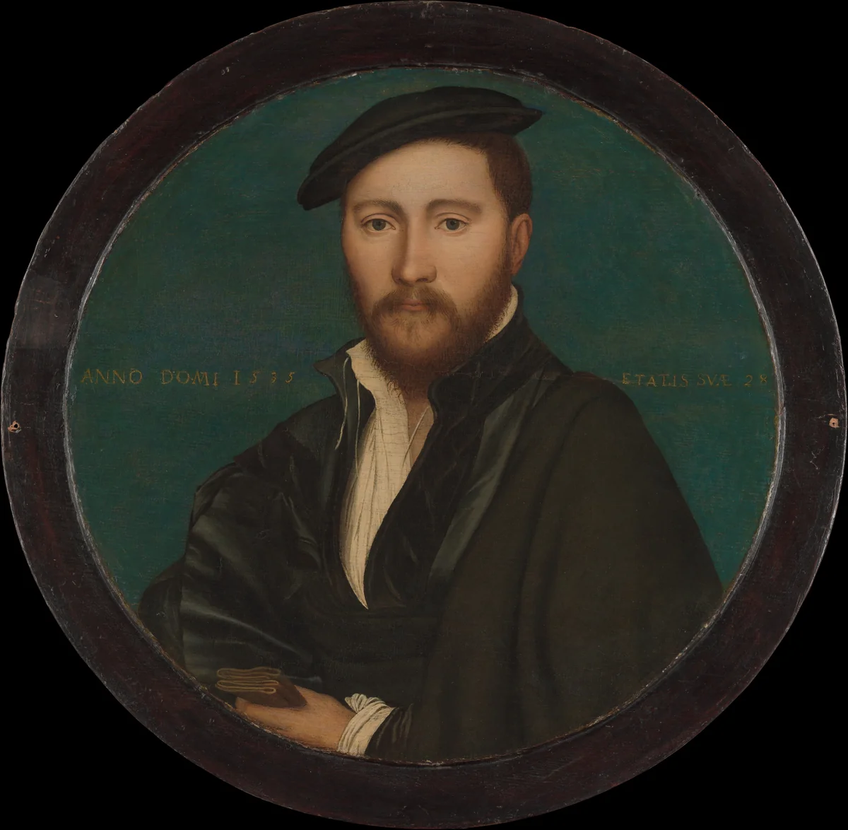 Portrait of a Man (Sir Ralph Sadler?) by Hans Holbein the Younger, painting, 1535