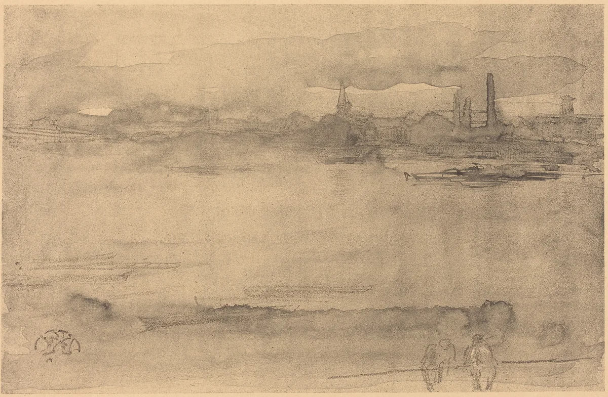 Early Morning by James McNeill Whistler, print, 1878