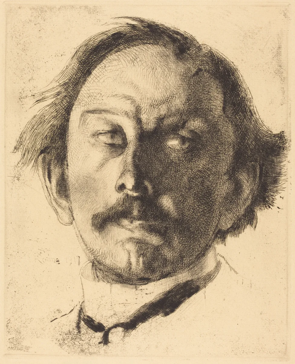 Jules Destrée by Albert Besnard, print, 1917