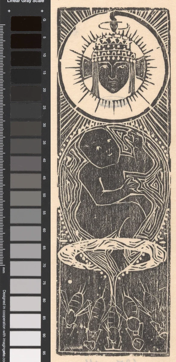 Kind en bijen by Mathieu Lauweriks, print, 1894