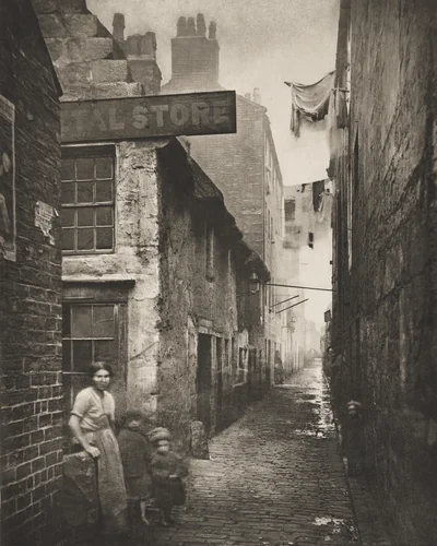 Old Vennel Off High Street by Thomas Annan, photograph, 1868