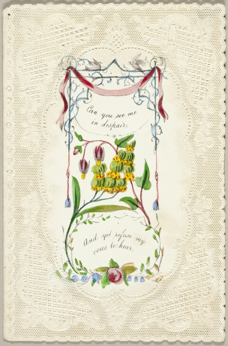 Can You See Me in Despair? (Valentine) by George Meek, other, 1835-1845