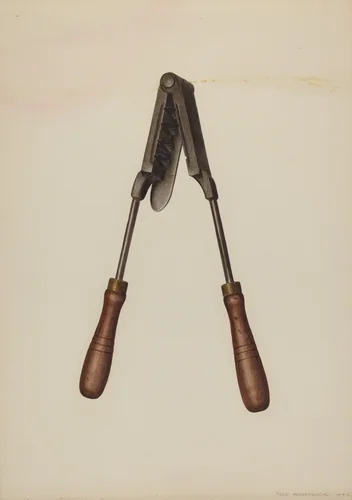 Bullet Mold by Fred Hassebrock, index of american design, 1942