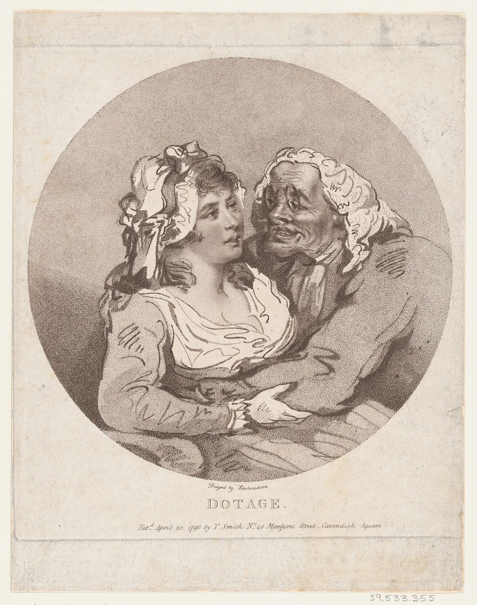 Dotage by T. Smith, print, 1790