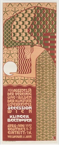 Poster for the 14th Secession exhibition, Vienna by Alfred Roller, design, 1902