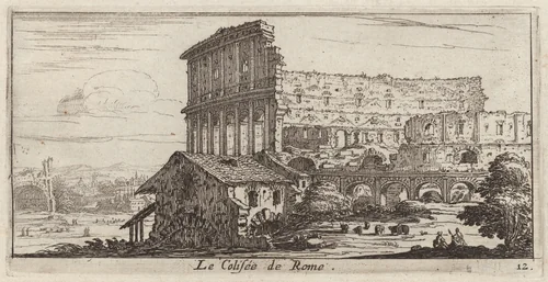 Le Colisée de Rome by Israël Silvestre, print, 1640-1660