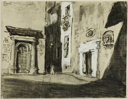 Toledo Streets by Joseph Pennell, drawing, 1898-1908