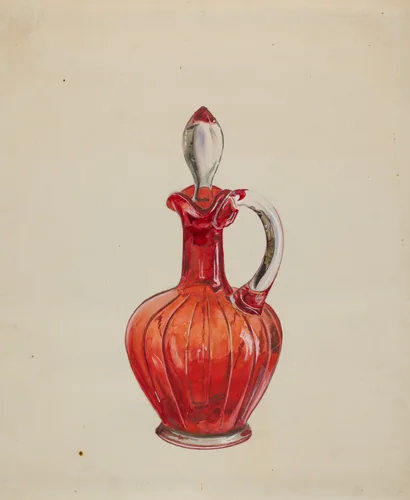 Vinegar Cruet by Ralph Atkinson, index of american design, 1936