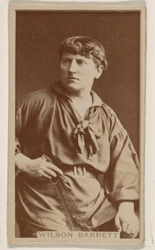 Wilson Barrett, from the Actresses series (N245) issued by Kinney Brothers to promote Sweet Caporal Cigarettes by Kinney Brothers Tobacco Company, photograph, 1890