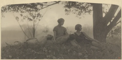 Autumn, the Larsen Dancers by Clarence H. White, photograph, 1924